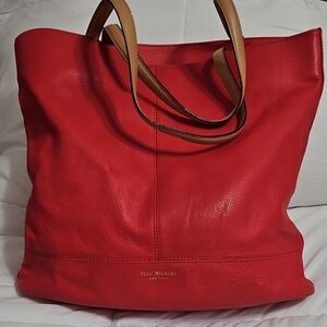 Isaac Mizrahi New York Leather Tote Bag